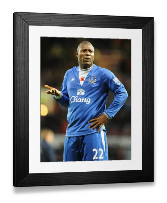Framed Print : Ayegbeni Yakubu in Action: Everton vs. West Ham United, Premier League Showdown Framed Print : Ayegbeni Yakubu in Action: Everton vs. West Ham United, Premier League Showdown