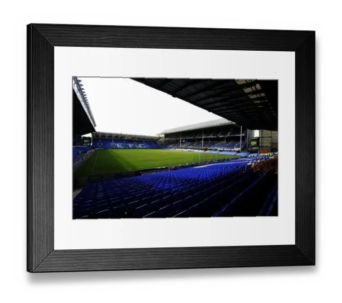 Framed Print : Soccer - Barclays Premier League - Everton v Blackburn Rovers - Goodison Park
