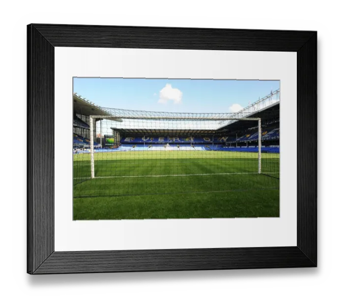 Framed Print : Everton vs. Blackburn Rovers: Premier League Battle at Goodison Park