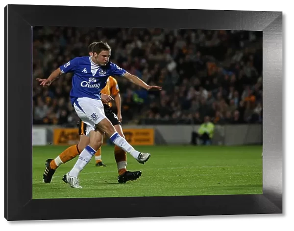 Dan Gosling's Hat-Trick: Everton's Carling Cup Victory over Hull City (Round 3)