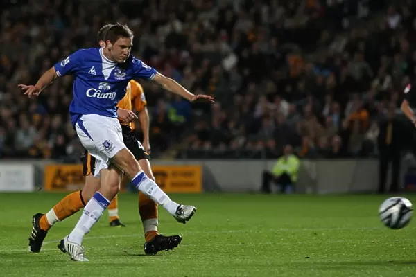 Dan Gosling's Hat-Trick: Everton's Carling Cup Victory over Hull City (Round 3)