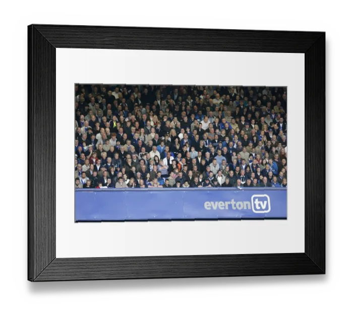 Framed Print : Passionate Everton Fans Unite at Goodison Park: Everton vs. Wolverhampton Wanderers Framed Print : Passionate Everton Fans Unite at Goodison Park: Everton vs. Wolverhampton Wanderers