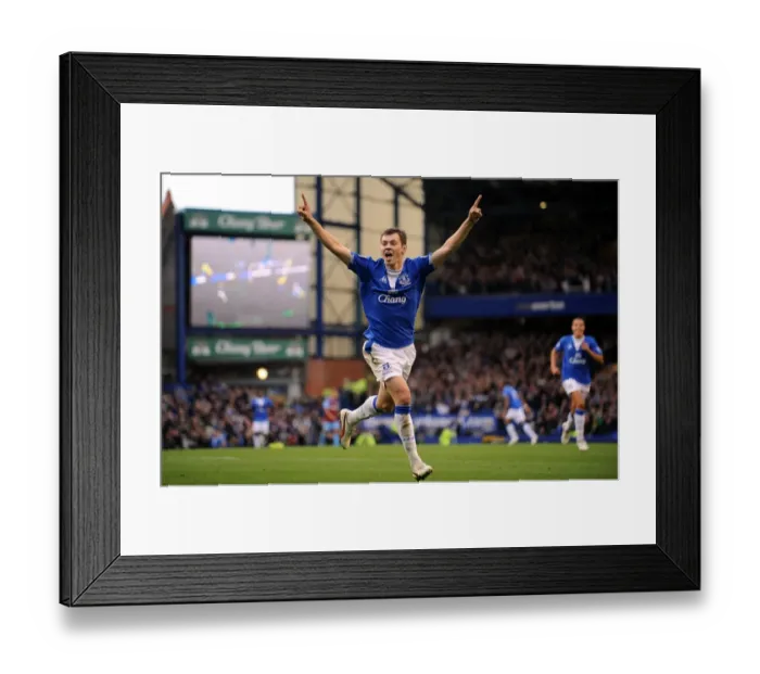 Framed Print : Diniyar Bilyaletdinov Scores the Opener: Everton FC vs Aston Villa, Barclays Premier League, Goodison Park Framed Print : Diniyar Bilyaletdinov Scores the Opener: Everton FC vs Aston Villa, Barclays Premier League, Goodison Park