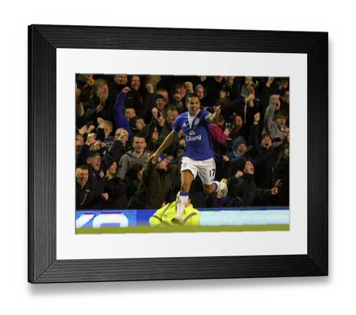 Framed Print : Tim Cahill's Double: Everton's Thrilling Victory over Tottenham Hotspur in the Barclays Premier League Framed Print : Tim Cahill's Double: Everton's Thrilling Victory over Tottenham Hotspur in the Barclays Premier League