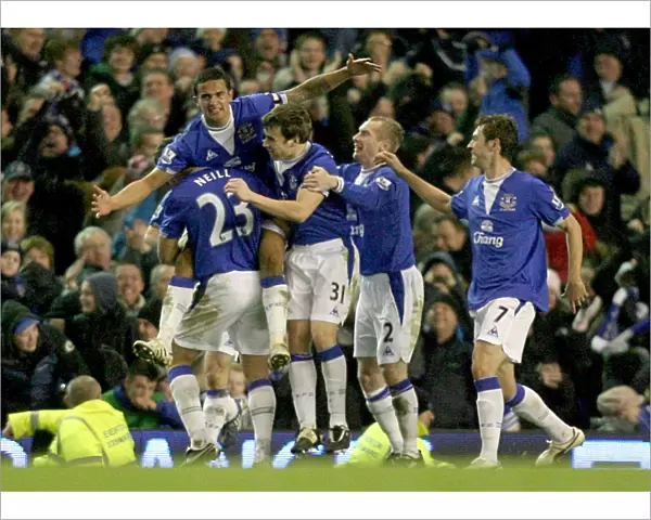 Tim Cahill's Double: Everton's Victory Moment vs. Tottenham in Premier League