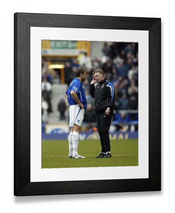Framed Print : James Beattie and David Moyes Framed Print : James Beattie and David Moyes