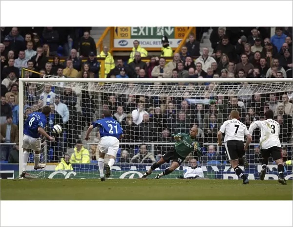 James Beattie's Thunderous Penalty Goal for Everton