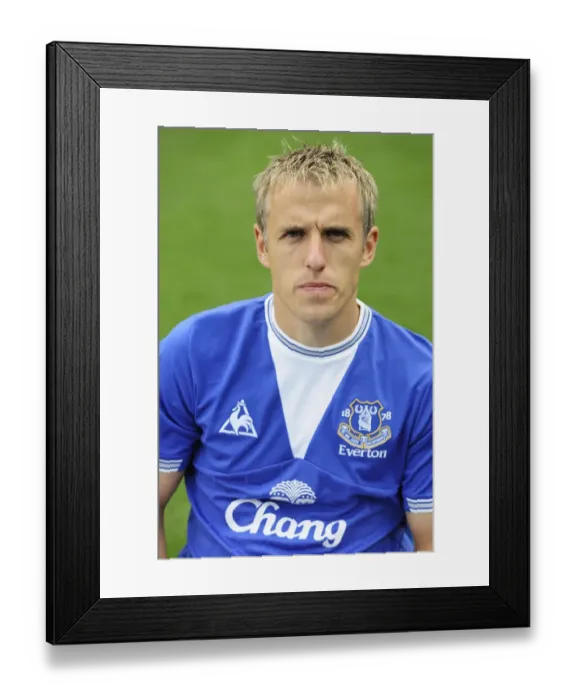 Framed Print : Everton FC Team 2009-10: Phil Neville's Leadership Framed Print : Everton FC Team 2009-10: Phil Neville's Leadership