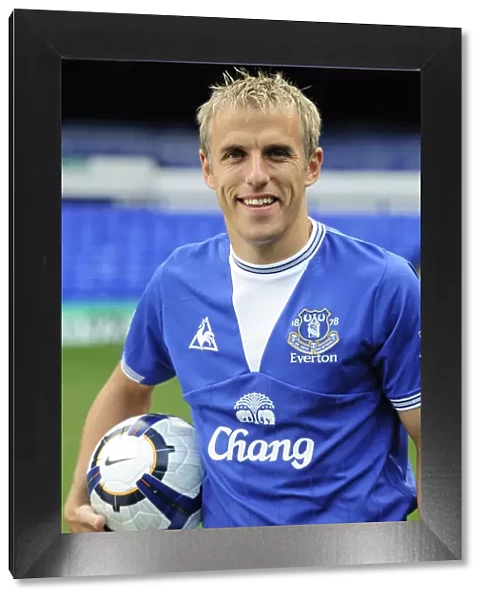 Everton FC Team Photo 2009-10: Phil Neville