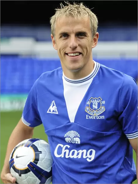 Everton FC Team Photo 2009-10: Phil Neville