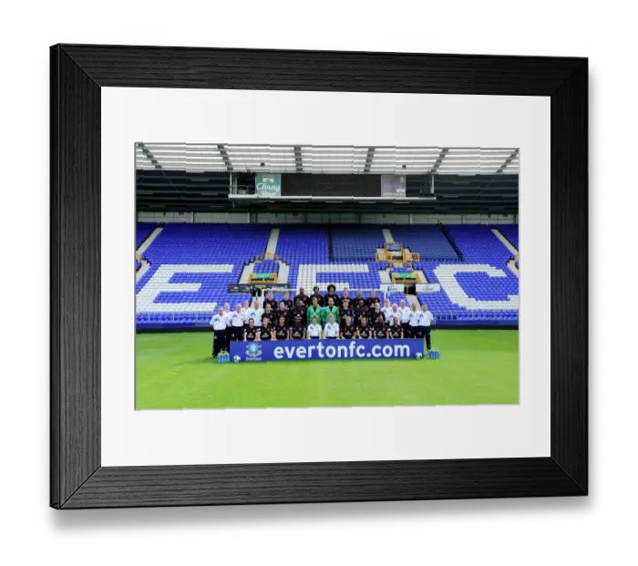 Framed Print : Everton Squad 2009 Framed Print : Everton Squad 2009