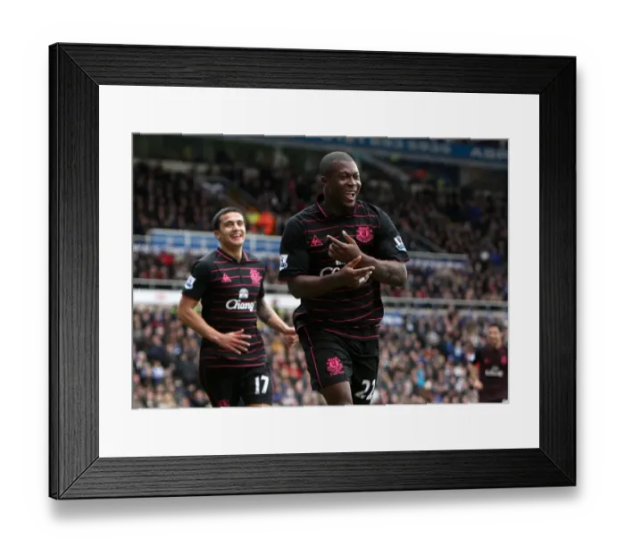 Framed Print : Yakubu Scores Everton's Second Goal: Birmingham City vs. Everton, Barclays Premier League Framed Print : Yakubu Scores Everton's Second Goal: Birmingham City vs. Everton, Barclays Premier League
