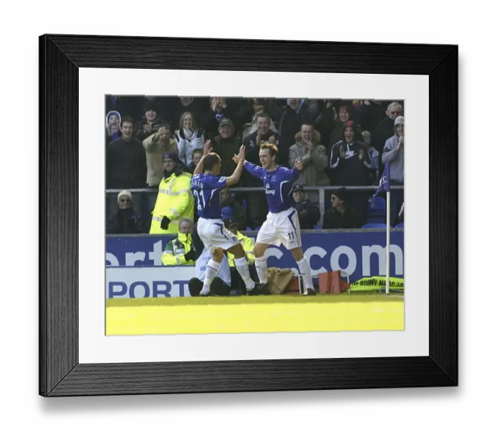 Framed Print : James McFadden and Leon Osman Framed Print : James McFadden and Leon Osman