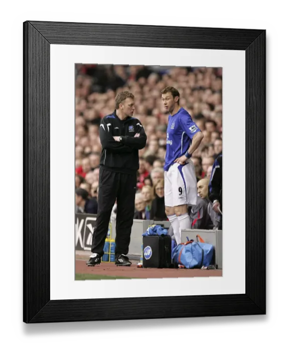 Framed Print : David Moyes and Duncan Ferguson
