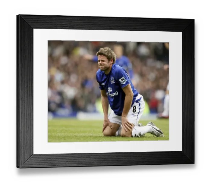 Framed Print : James Beattie: Reflecting on Everton's Intense Battle Against Tottenham Framed Print : James Beattie: Reflecting on Everton's Intense Battle Against Tottenham