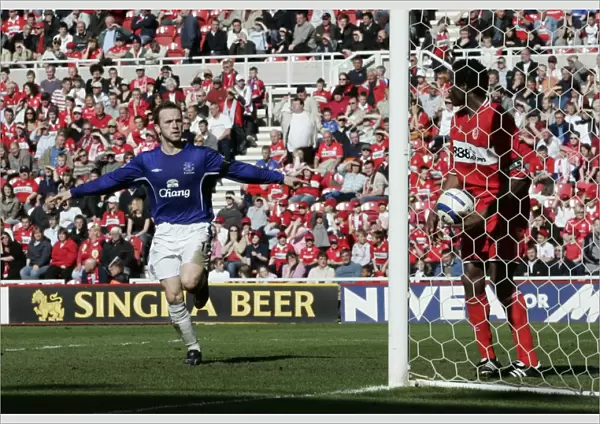 James McFadden's Debut Goal: Everton's Victory at Middlesbrough, FA Barclays Premiership 05 / 06