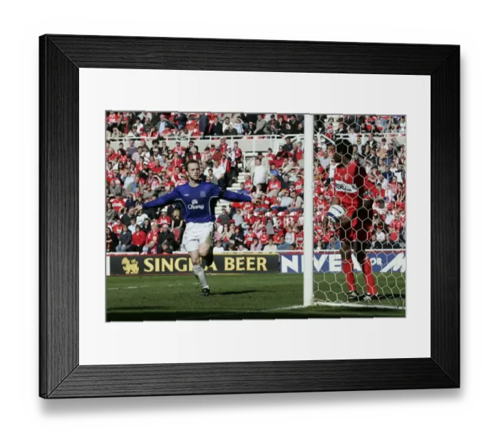 Framed Print : James McFadden's Debut Goal: Everton's Victory at Middlesbrough, FA Barclays Premiership 05 / 06 Framed Print : James McFadden's Debut Goal: Everton's Victory at Middlesbrough, FA Barclays Premiership 05 / 06