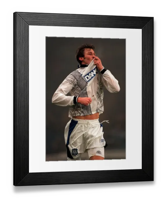 Framed Print : Duncan Ferguson's Double Strike: Everton's Epic Comeback vs Wimbledon (1st January 1996) Framed Print : Duncan Ferguson's Double Strike: Everton's Epic Comeback vs Wimbledon (1st January 1996)