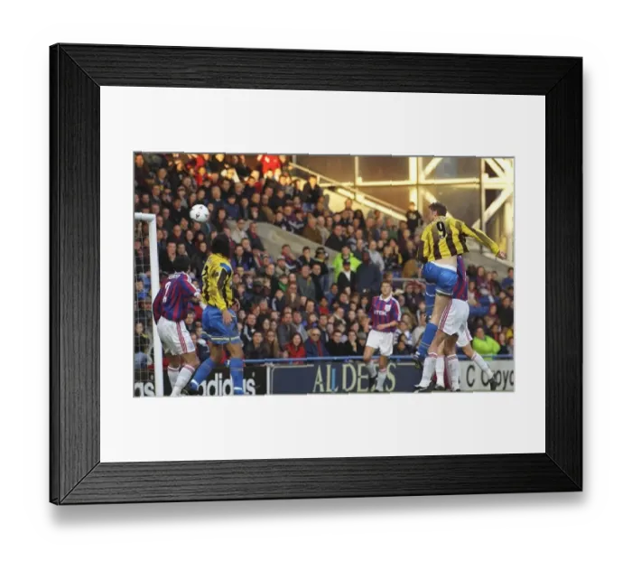 Framed Print : Duncan Ferguson's Header: Everton's Victory at Crystal Palace, Premiership 1997-98 Framed Print : Duncan Ferguson's Header: Everton's Victory at Crystal Palace, Premiership 1997-98