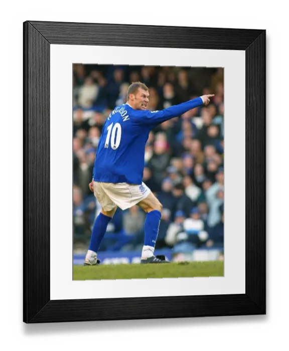 Framed Print : Everton's Ferguson in Action: Thrilling Moments from the 2003-04 Season Framed Print : Everton's Ferguson in Action: Thrilling Moments from the 2003-04 Season