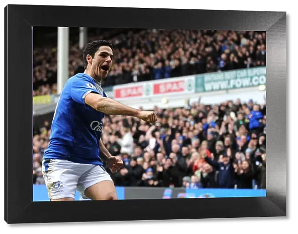 Mikel Arteta's Thriller: Everton Takes the Lead Against Bolton Wanderers in Premier League Action at Goodison Park