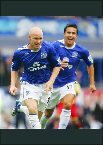 Andy Johnson's Thrilling Goal Celebration: Everton's First Goal Against Watford