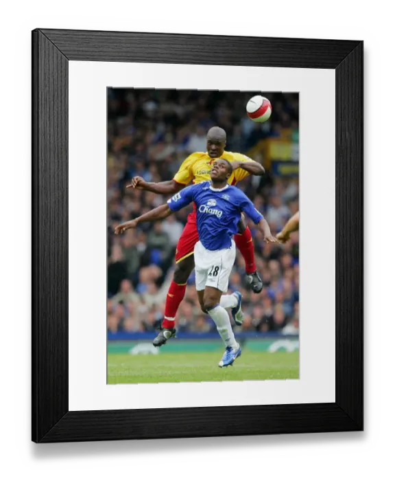 Framed Print : Football - Everton v Watford FA Barclays Premiership Everton