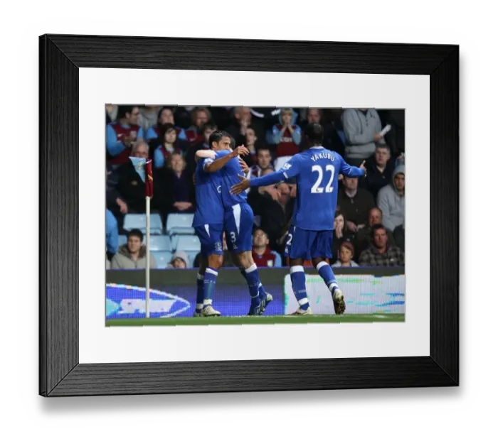 Framed Print : Soccer - Barclays Premier League - Aston Villa v Everton - Villa Park Framed Print : Soccer - Barclays Premier League - Aston Villa v Everton - Villa Park