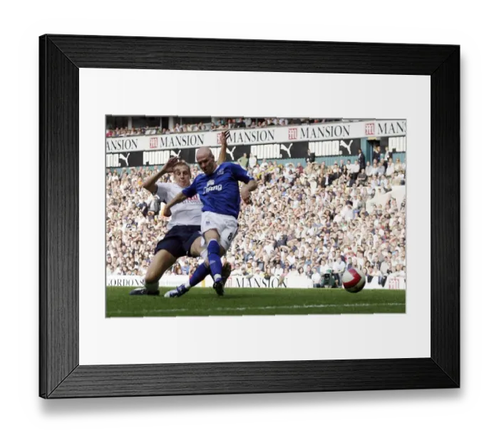 Framed Print : Andy Johnson Scores Everton's Second Goal Framed Print : Andy Johnson Scores Everton's Second Goal