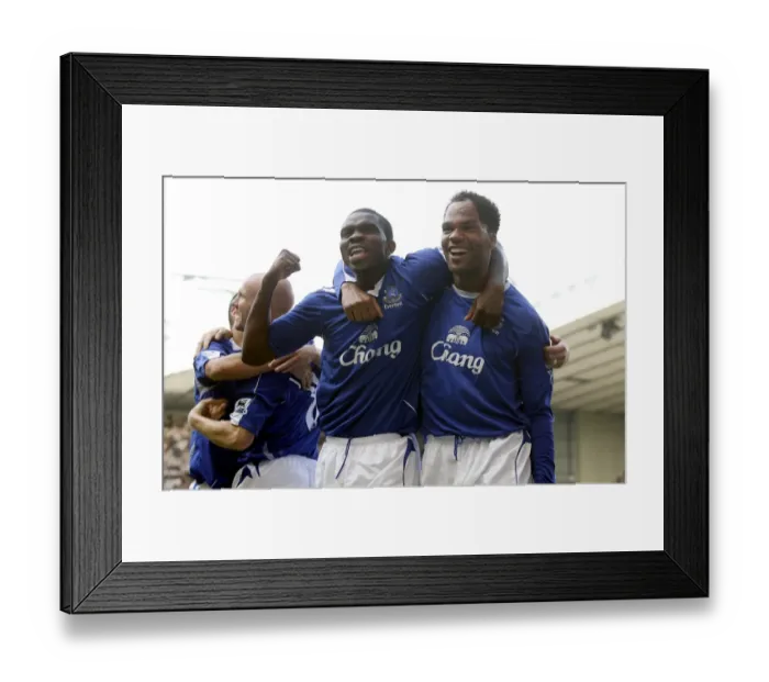 Framed Print : Joseph Yobo and Joleon Lescott Framed Print : Joseph Yobo and Joleon Lescott