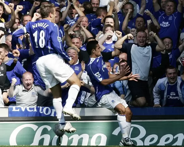 Euphoria Unleashed: Tim Cahill's Iconic Goal Celebration vs. Liverpool (Everton FC)