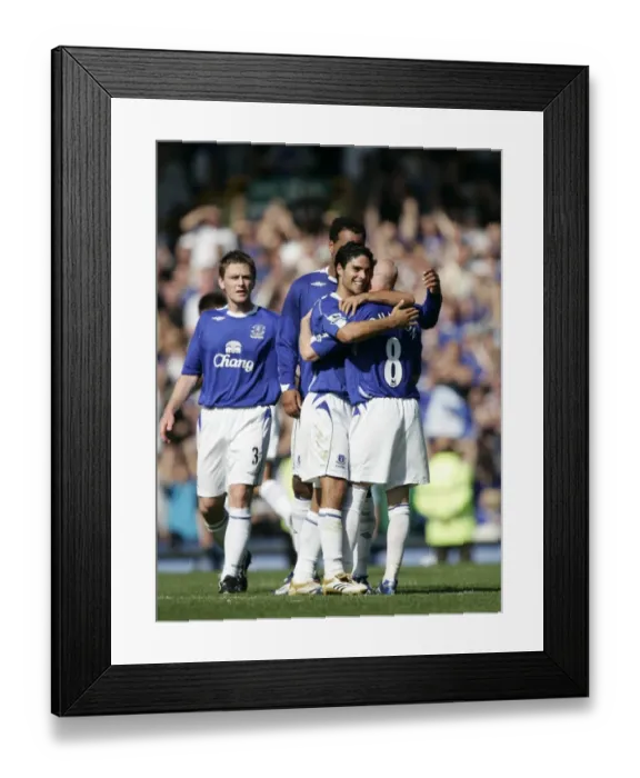 Framed Print : Everton's Glory: Unforgettable Moment of Triumph After Beating Liverpool Framed Print : Everton's Glory: Unforgettable Moment of Triumph After Beating Liverpool