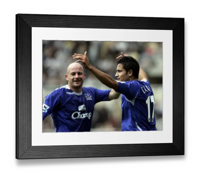 Framed Print : St James Park - 24 / 9 / 06 Tim Cahill - Everton celebrates his goal for 1-1 Framed Print : St James Park - 24 / 9 / 06 Tim Cahill - Everton celebrates his goal for 1-1