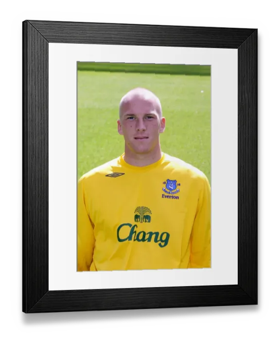 Framed Print : Everton Football Club: John Ruddy at 2006 / 07 Photocall Framed Print : Everton Football Club: John Ruddy at 2006 / 07 Photocall