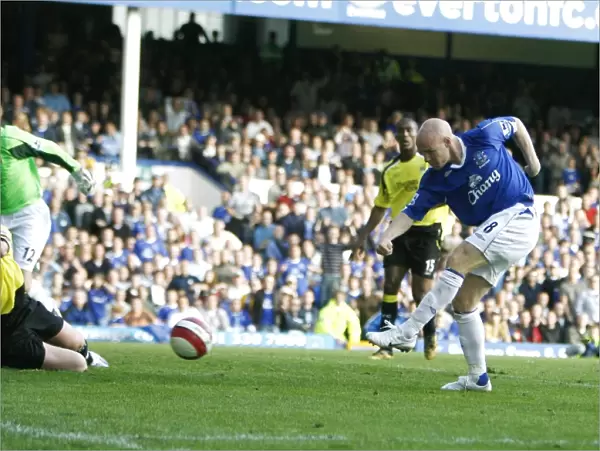 Andy Johnson's Dramatic Blocked Shot: Everton vs Manchester City
