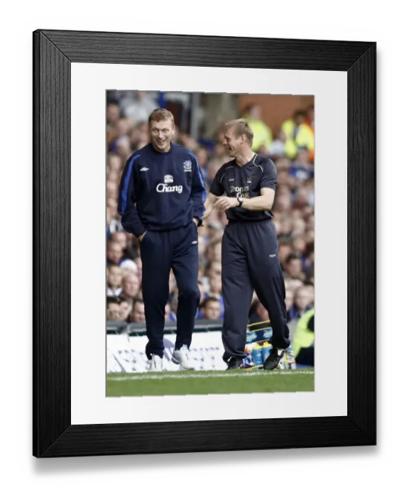 Framed Print : Everton v Manchester City FA Barclays Premiership -Everton manager David Moyes Framed Print : Everton v Manchester City FA Barclays Premiership -Everton manager David Moyes