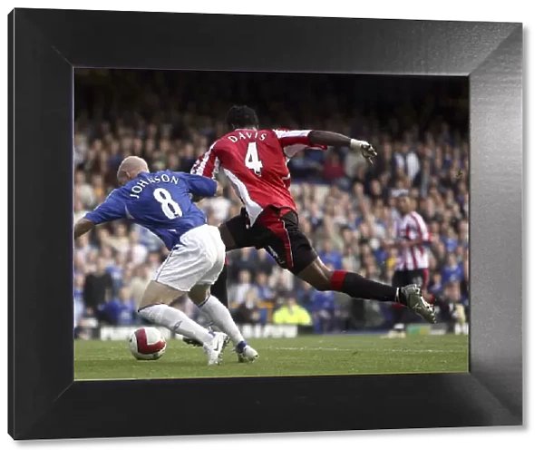 Everton vs Sheffield United: Claude Davis Red Card for Foul on Andy Johnson (2006)