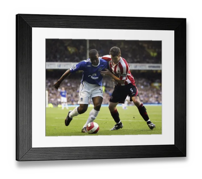 Framed Print : Everton v Sheffield United - 21 / 10 / 06 Victor Anichebe of Everton and Chris Morgan of Sheffield United Framed Print : Everton v Sheffield United - 21 / 10 / 06 Victor Anichebe of Everton and Chris Morgan of Sheffield United