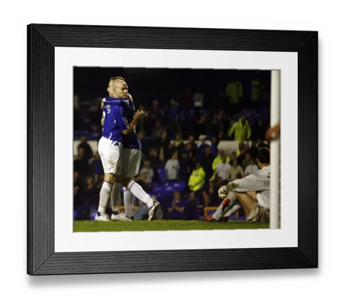 Framed Print : Everton's Luck: Andy Johnson's Own Goal Against Luton Town (24 / 10 / 06) Framed Print : Everton's Luck: Andy Johnson's Own Goal Against Luton Town (24 / 10 / 06)