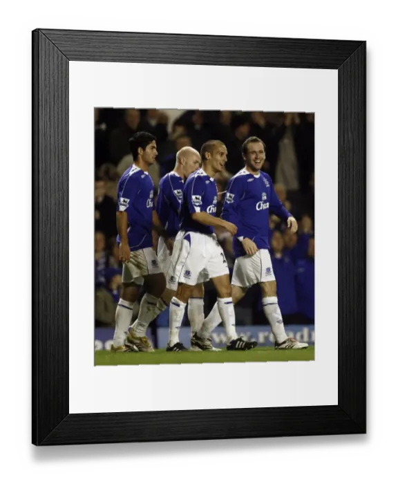 Framed Print : McFadden's Hat-Trick: Everton's Dominance Over Luton Town at Goodison Park (24 / 10 / 06) Framed Print : McFadden's Hat-Trick: Everton's Dominance Over Luton Town at Goodison Park (24 / 10 / 06)