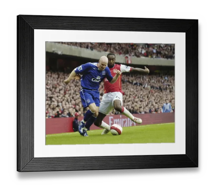 Framed Print : Intense Rivalry: Johan Djourou vs. Andy Johnson - Arsenal vs. Everton Framed Print : Intense Rivalry: Johan Djourou vs. Andy Johnson - Arsenal vs. Everton