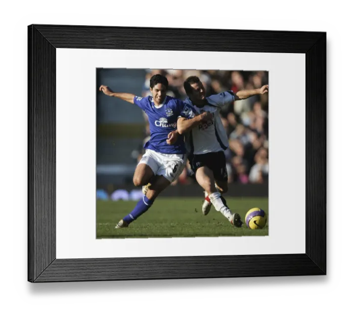 Framed Print : Fulham v Everton - 4 / 11 / 06 Evertons Mikel Arteta and Fulhams Tomasz Radzinski Framed Print : Fulham v Everton - 4 / 11 / 06 Evertons Mikel Arteta and Fulhams Tomasz Radzinski