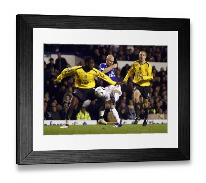 Framed Print : Andy Johnson's Thrilling Shot: Everton vs. Arsenal in Carling Cup Fourth Round Framed Print : Andy Johnson's Thrilling Shot: Everton vs. Arsenal in Carling Cup Fourth Round