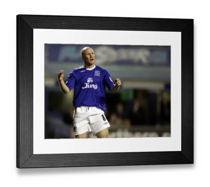 Framed Print : Andy Johnson's Thrilling Performance: Everton vs. Arsenal in the Carling Cup Framed Print : Andy Johnson's Thrilling Performance: Everton vs. Arsenal in the Carling Cup