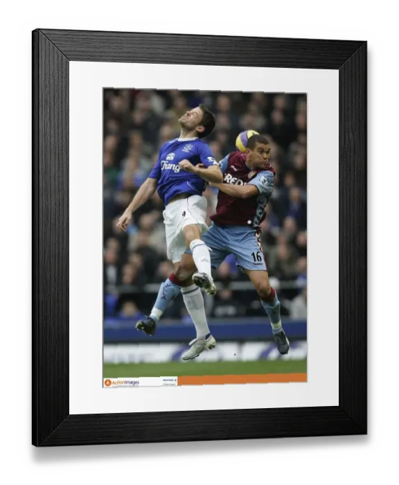 Framed Print : Everton v Aston Villa 11 / 11 / 06 Aston Villas Wilfred Bouma and Evertons James Beattie Framed Print : Everton v Aston Villa 11 / 11 / 06 Aston Villas Wilfred Bouma and Evertons James Beattie