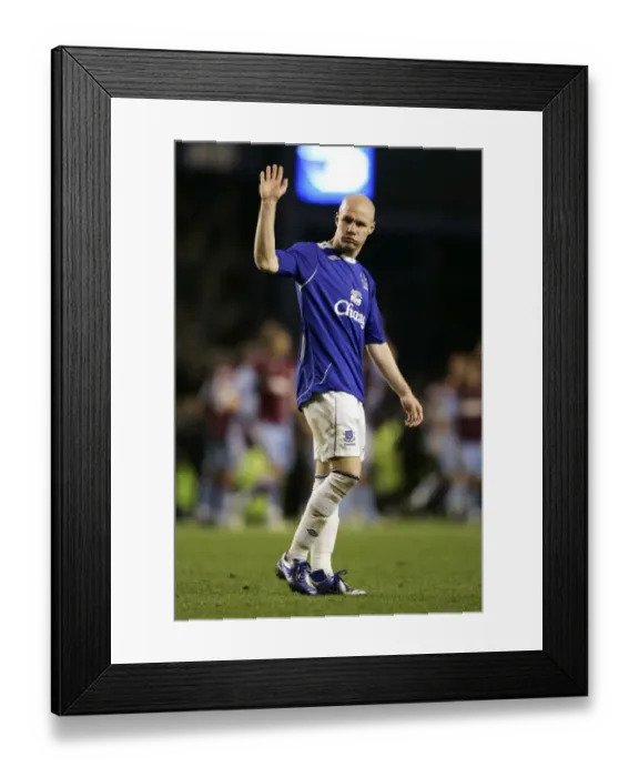 Framed Print : Andrew Johnson's Thrilling Goal and Celebration: Everton's Victory Over Aston Villa, 2006-07 Season Framed Print : Andrew Johnson's Thrilling Goal and Celebration: Everton's Victory Over Aston Villa, 2006-07 Season