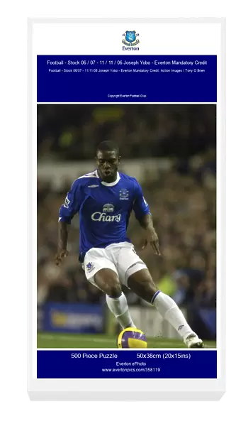 Football - Stock 06  /  07 - 11  /  11  /  06 Joseph Yobo - Everton Mandatory Credit
