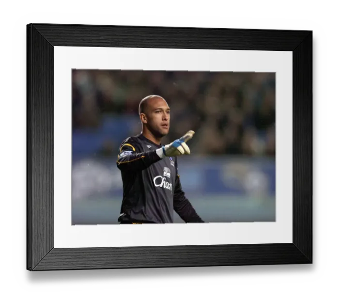 Framed Print : Tim Howard: Everton's Unforgettable Moments (06-07 to 11-11) Framed Print : Tim Howard: Everton's Unforgettable Moments (06-07 to 11-11)