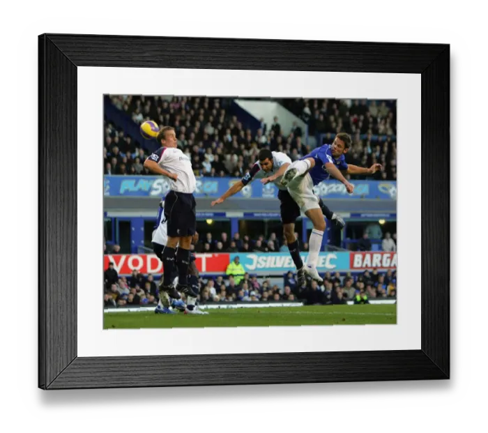 Framed Print : James Beattie's Header: Everton's Victory Over Bolton Wanderers, FA Barclays Premiership, November 18, 2006
