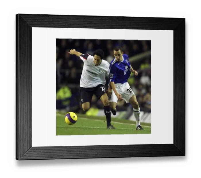 Framed Print : Leon Osman in Action: Everton vs. Bolton Wanderers, FA Barclays Premiership, November 2006 Framed Print : Leon Osman in Action: Everton vs. Bolton Wanderers, FA Barclays Premiership, November 2006